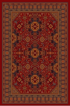 تصویر  قالیچه 2.25*1.5 کد 5017 کلکسیون شاهسون (500 شانه، تراکم 1000، 8 رنگ)